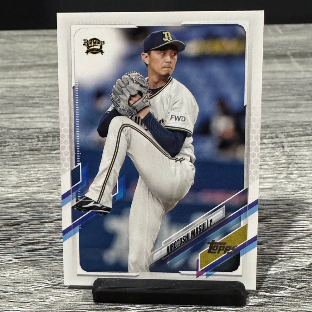 Topps #160: Orix Buffaloes: Hirotoshi Masui (2021) - Collectible Baseball Card